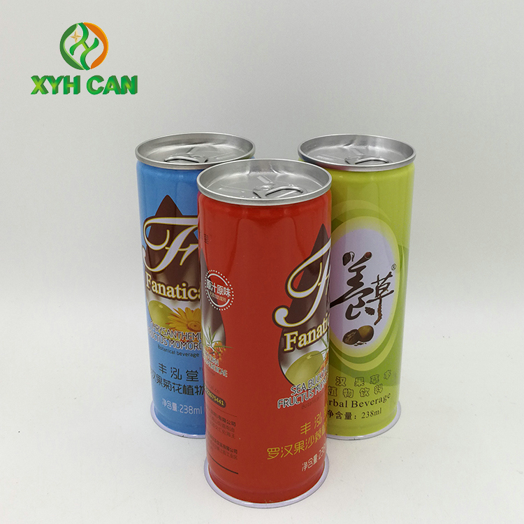 Food Grade 100ml 200ml 300ml Tin Cans for Cocktails Milk Coffee Drink Beverage Packaging