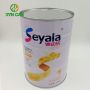 High Quality Metal Tin Cans for 800g Milk Powder with Foil Sealed Plastic Covers 